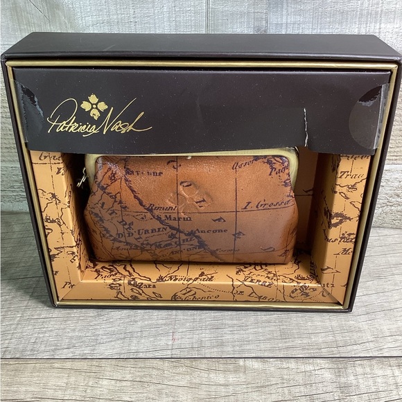 Patricia Nash Borse Coin Purse Riot Rust New - Picture 1 of 5